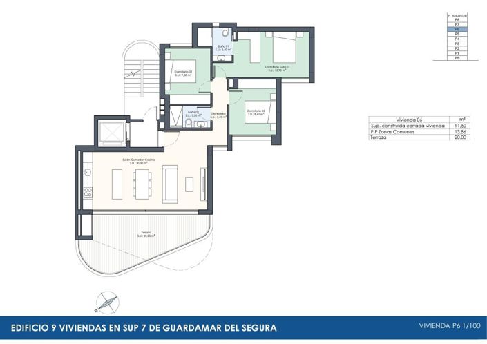 Image No.17-3 Bed Apartment for sale