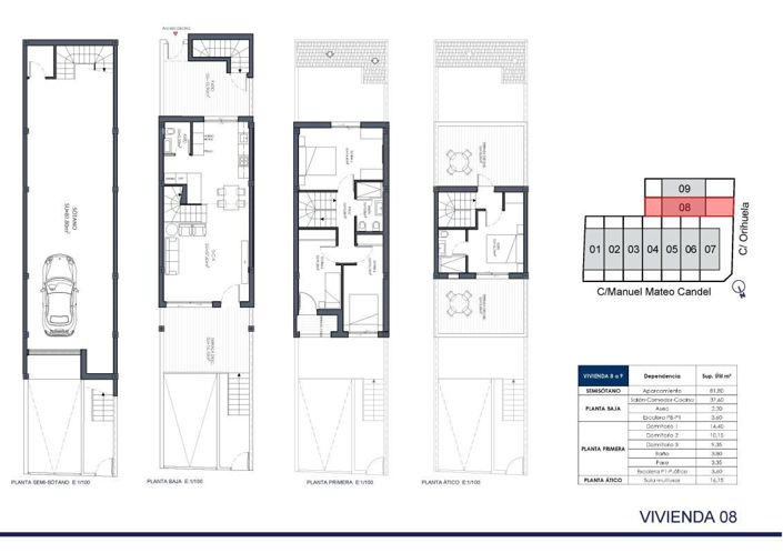 Image No.22-4 Bed Townhouse for sale