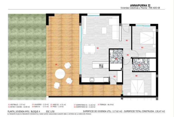 Image No.14-3 Bed Apartment for sale