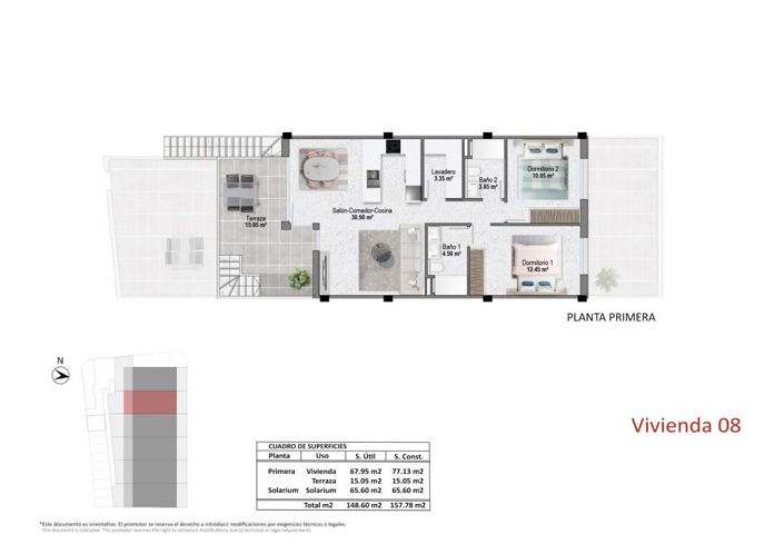 Image No.10-2 Bed Apartment for sale