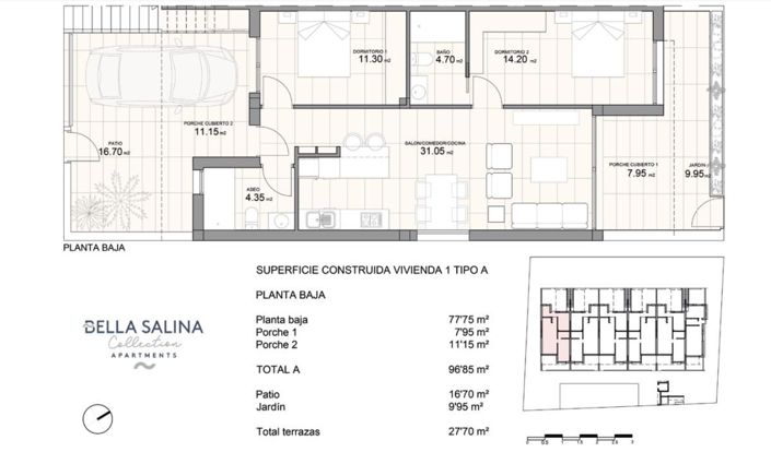 Image No.11-2 Bed Apartment for sale