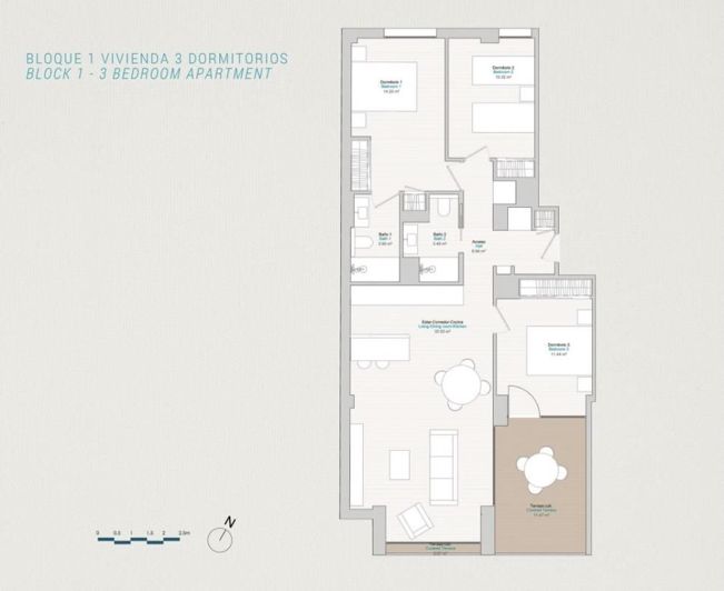 Image No.17-3 Bed Apartment for sale