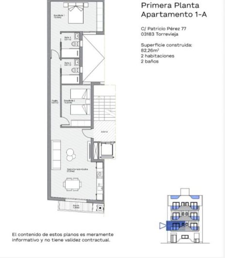 Image No.13-Appartement de 1 chambre à vendre à Torrevieja