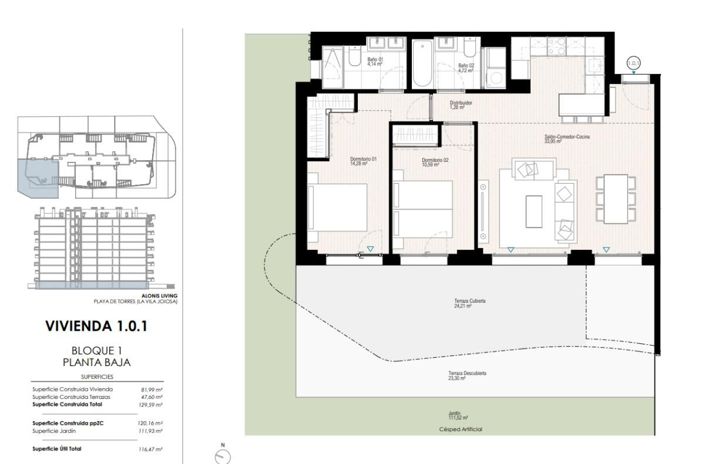 Image No.15-2 Bed Apartment for sale