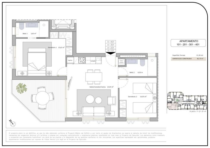 Image No.13-1 Bed Apartment for sale