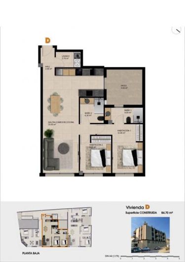 Image No.10-2 Bed Apartment for sale