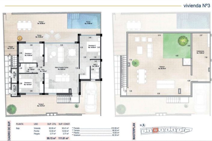 Image No.8-3 Bed Townhouse for sale