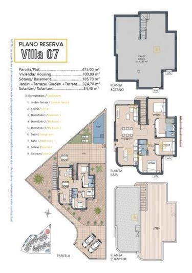 Image No.12-3 Bed Villa for sale