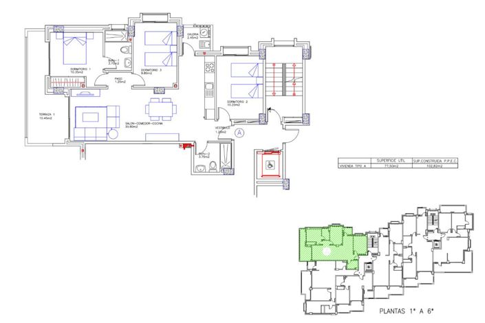 Image No.14-3 Bed Apartment for sale