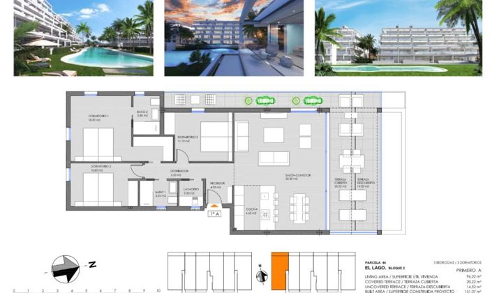 Image No.18-3 Bed Apartment for sale