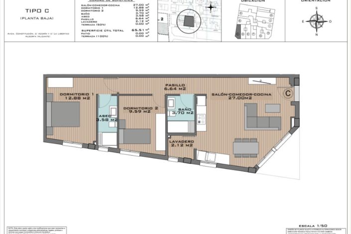 Image No.12-2 Bed Apartment for sale