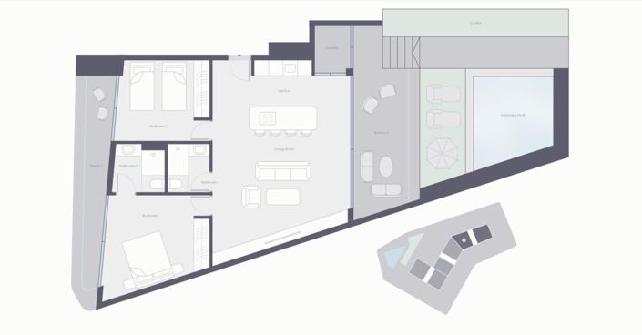 Image No.23-3 Bed Apartment for sale