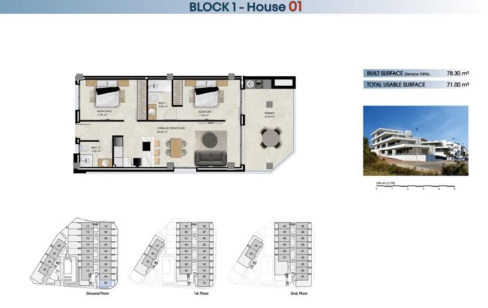 Image No.5-2 Bed Apartment for sale