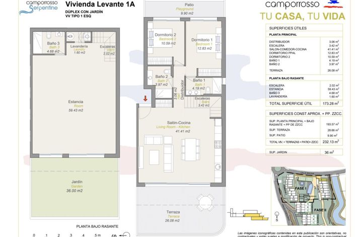 Image No.19-3 Bed Apartment for sale