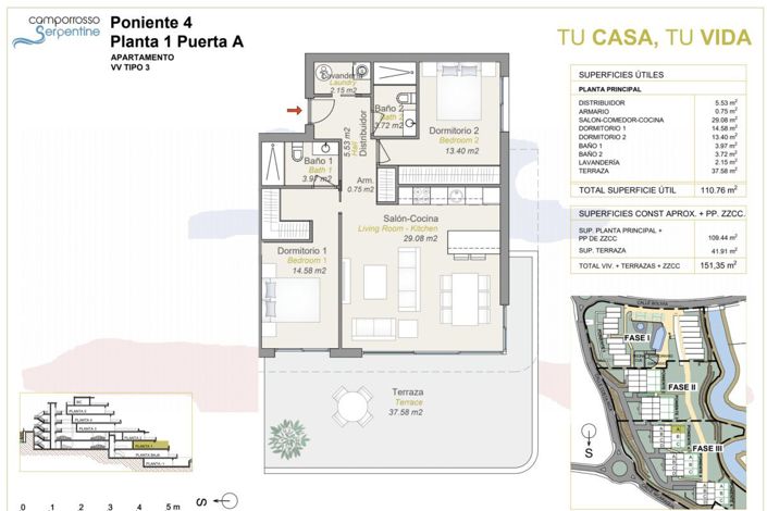 Image No.21-3 Bed Apartment for sale