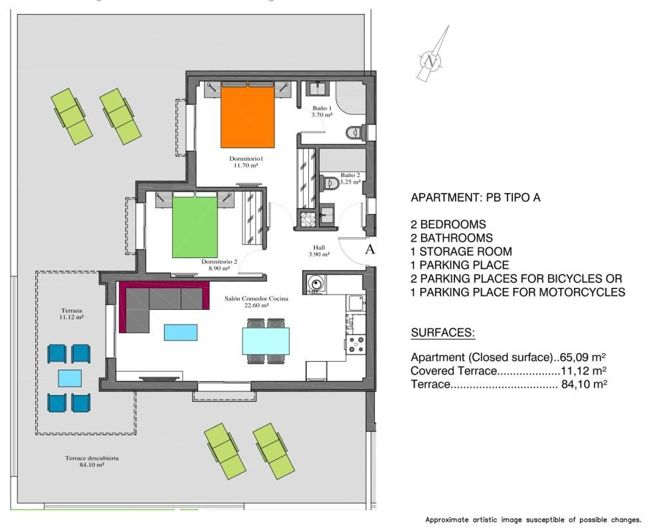 Image No.18-2 Bed Apartment for sale