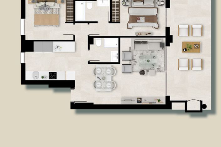 Image No.12-3 Bed Apartment for sale