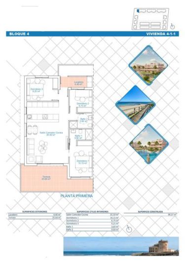 Image No.35-3 Bed Apartment for sale