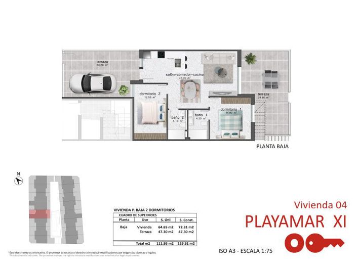 Image No.10-3 Bed Apartment for sale