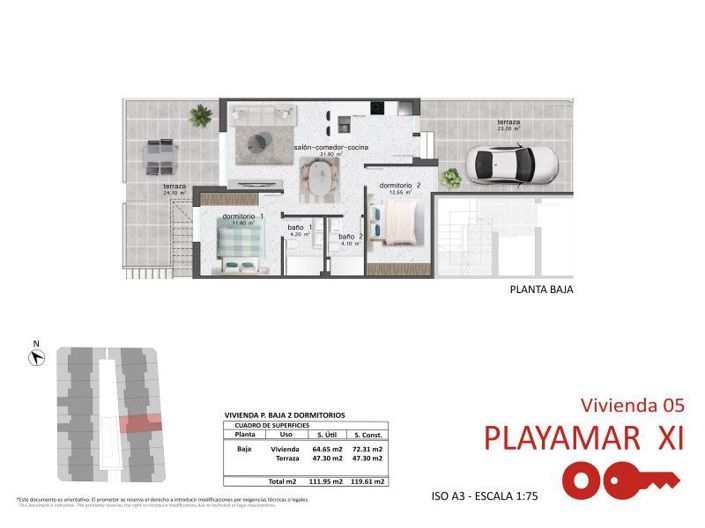 Image No.12-3 Bed Apartment for sale