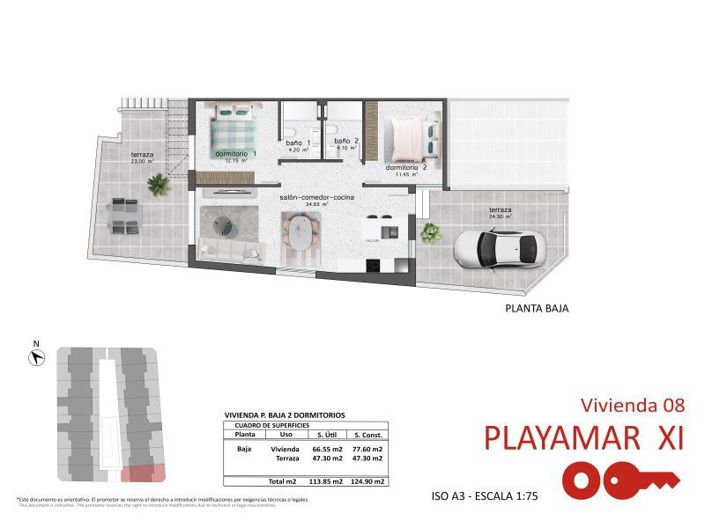 Image No.13-3 Bed Apartment for sale