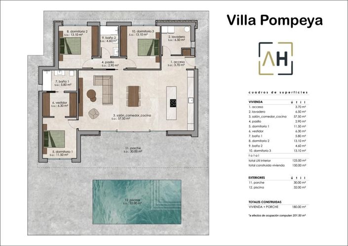 Image No.7-Villa de 3 chambres à vendre à Hondón de los Frailes