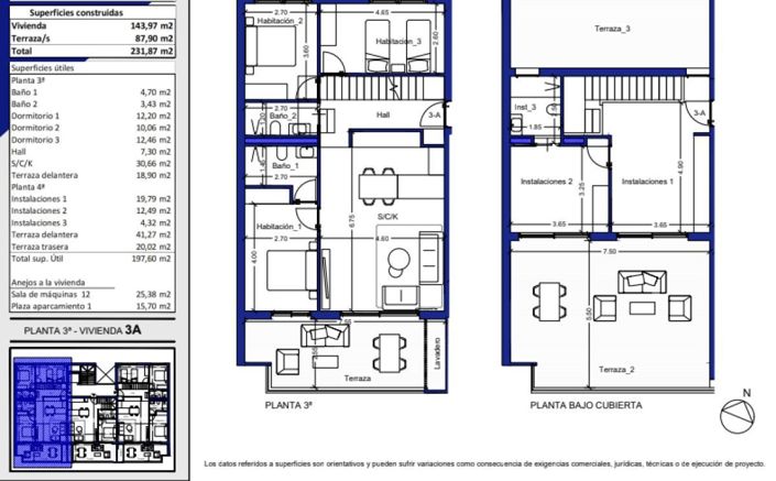 Image No.17-3 Bed Apartment for sale