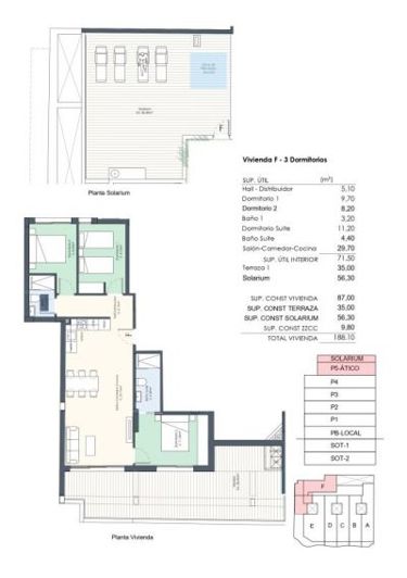 Image No.13-3 Bed Apartment for sale