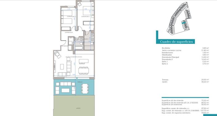 Image No.19-3 Bed Apartment for sale