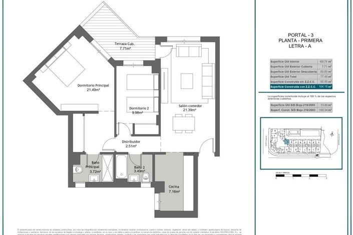 Image No.10-1 Bed Apartment for sale