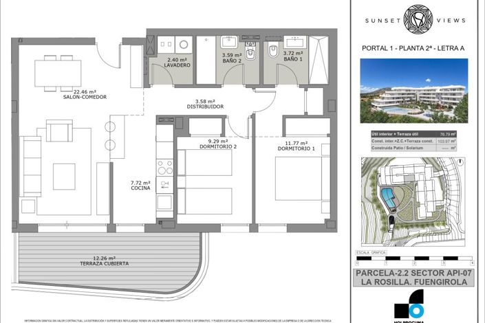 Image No.12-3 Bed Apartment for sale
