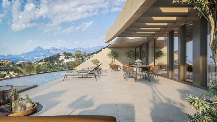Image No.3-Villa de 4 chambres à vendre à Altea