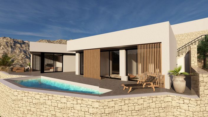 Image No.2-Villa de 3 chambres à vendre à Pedreguer