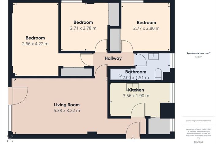 Image No.24-3 Bed Apartment for sale
