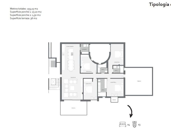 Image No.17-4 Bed Apartment for sale