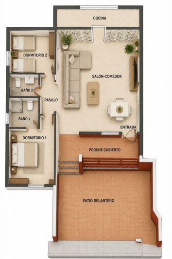 Image No.20-2 Bed Bungalow for sale