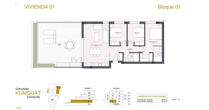 Image No.38-3 Bed Apartment for sale
