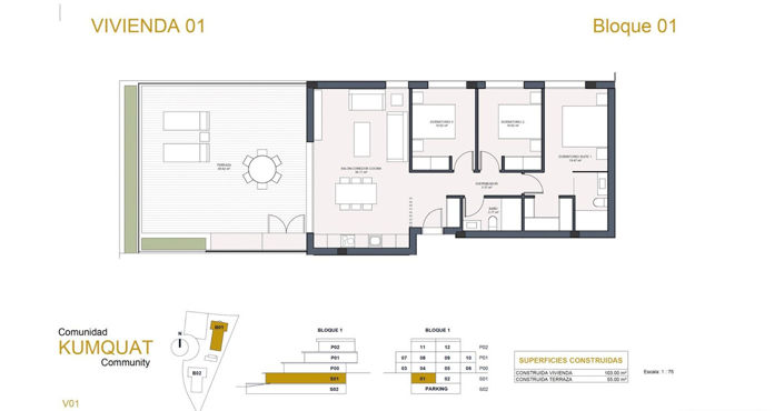 Image No.38-3 Bed Apartment for sale