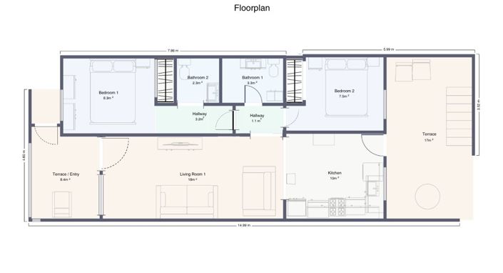 Image No.25-2 Bed Villa for sale