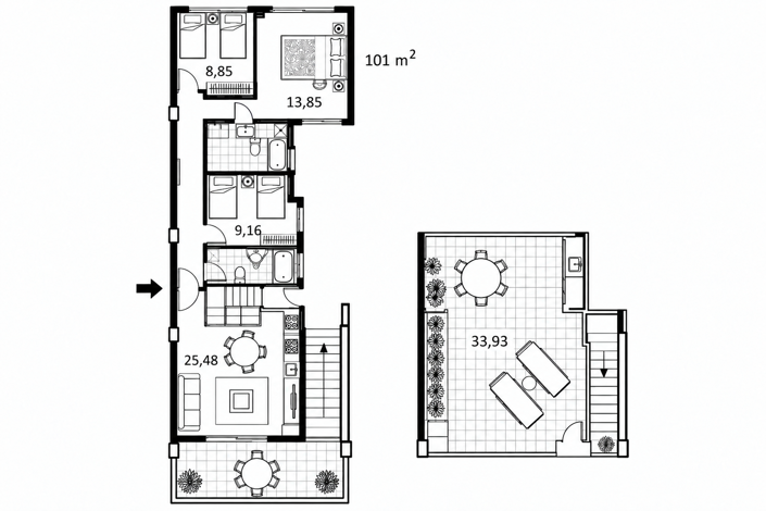Image No.19-3 Bed Apartment for sale