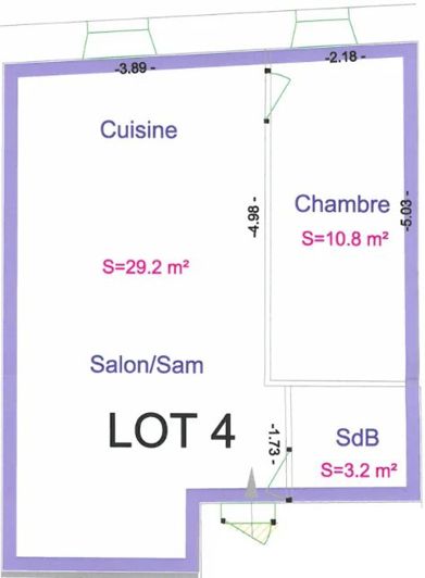 Image No.3-Apartamento con 1 dormitorio en venta