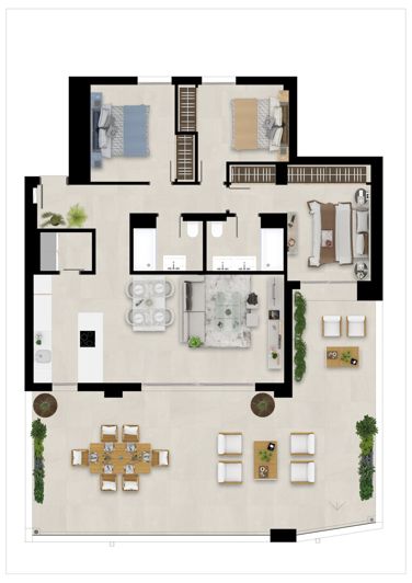 Image No.36-3 Bed Penthouse for sale