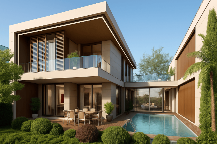 Image No.2-Maison / Villa de 4 chambres à vendre à Antalya