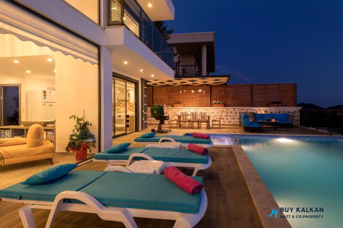 Image No.22-Villa / Détaché de 4 chambres à vendre à Kalkan