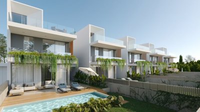 4 bedroom Luxury Villas with Seaview in Kissonerga , Paphos