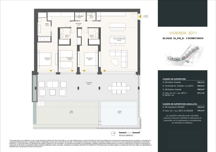 Image No.17-3 Bed Property for sale