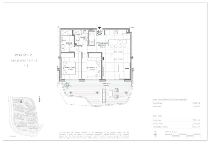Image No.20-2 Bed Apartment for sale