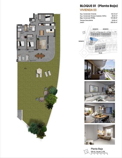 Image No.18-3 Bed Apartment for sale