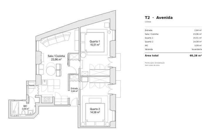 Image No.13-Appartement de 2 chambres à vendre à Arroios