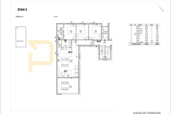 Image No.3-Appartement de 3 chambres à vendre à Privlaka